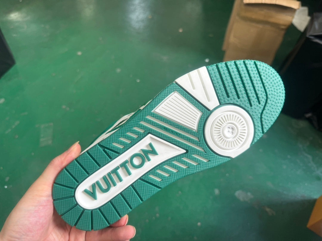 Louis Vuitton Skate Sneaker Green White
