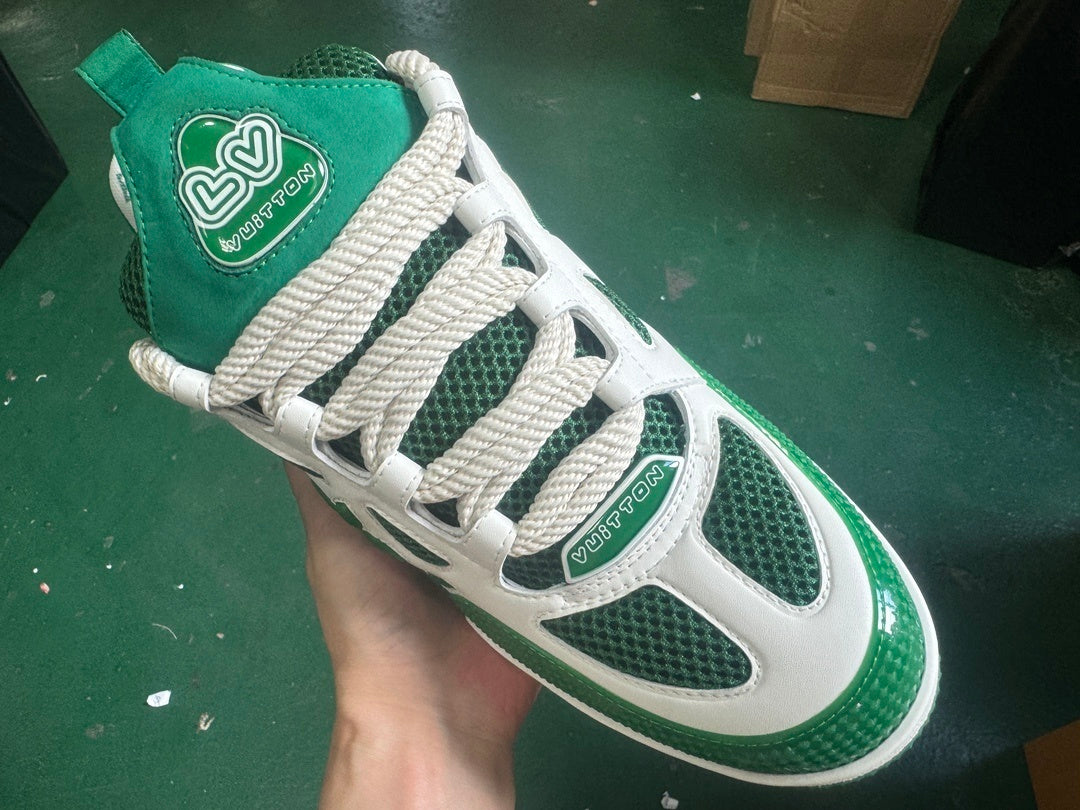Louis Vuitton Skate Sneaker Green White
