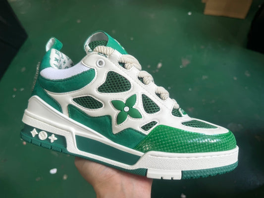 Louis Vuitton Skate Sneaker Green White