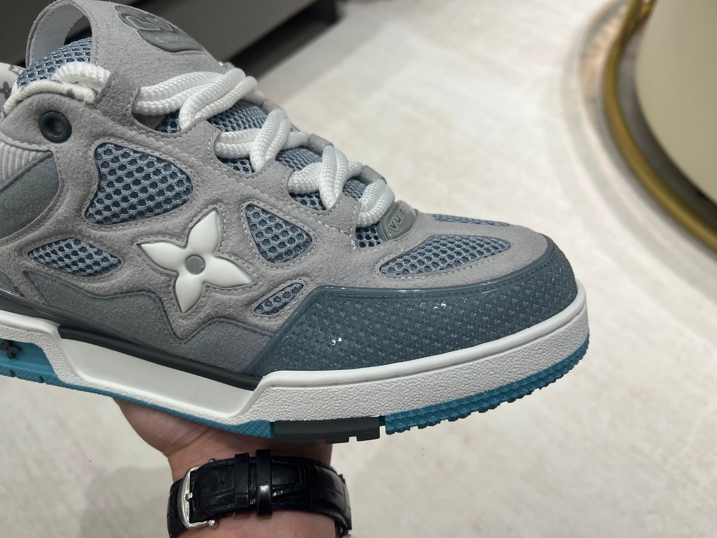 Louis Vuitton Skate Sneaker Luxury Grey