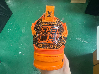 Louis Vuitton Skate Sneaker Orange Crystal