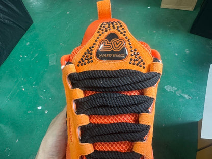 Louis Vuitton Skate Sneaker Orange Crystal