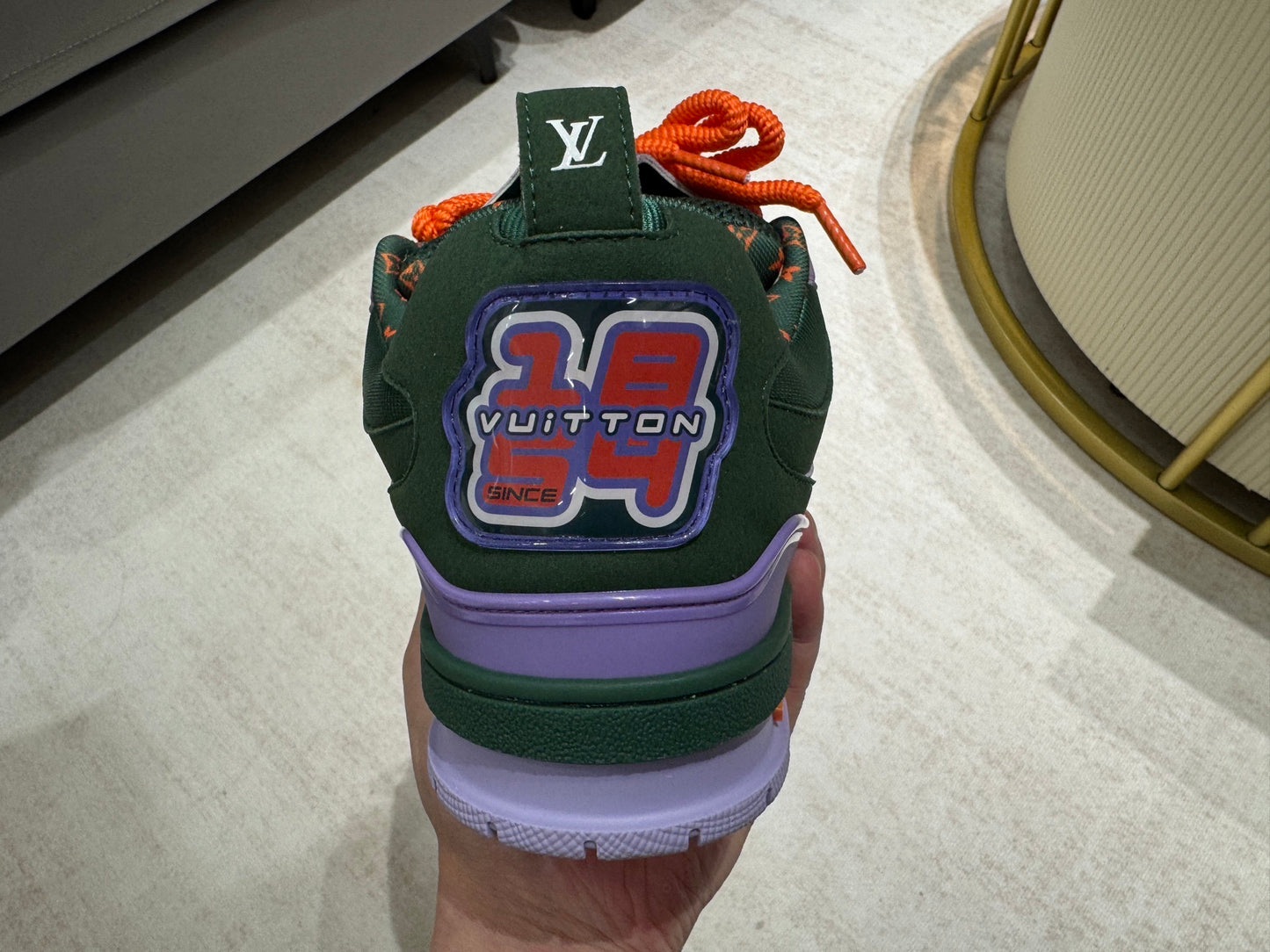 Louis Vuitton Skate Sneaker Purple Green