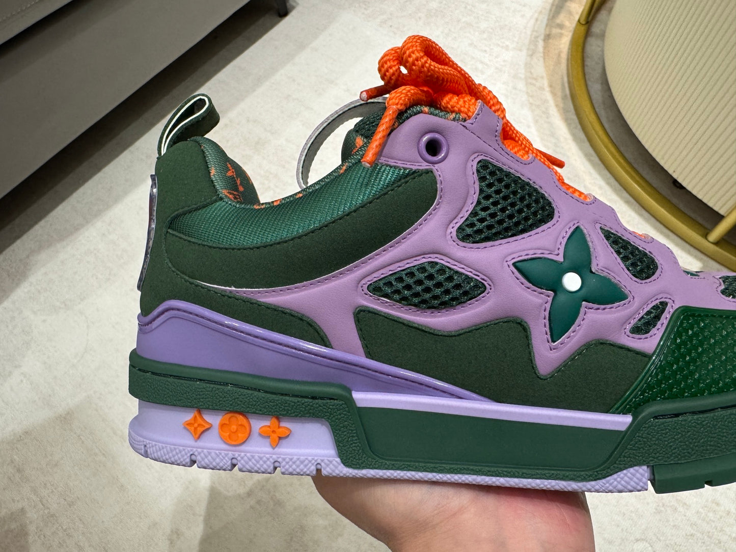 Louis Vuitton Skate Sneaker Purple Green
