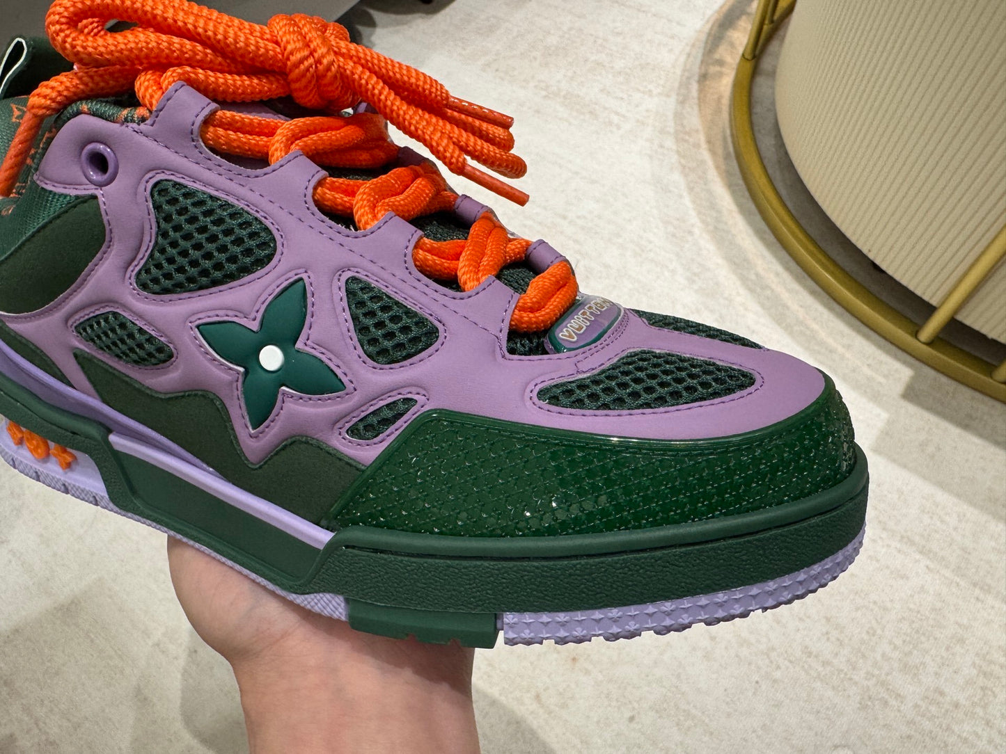 Louis Vuitton Skate Sneaker Purple Green