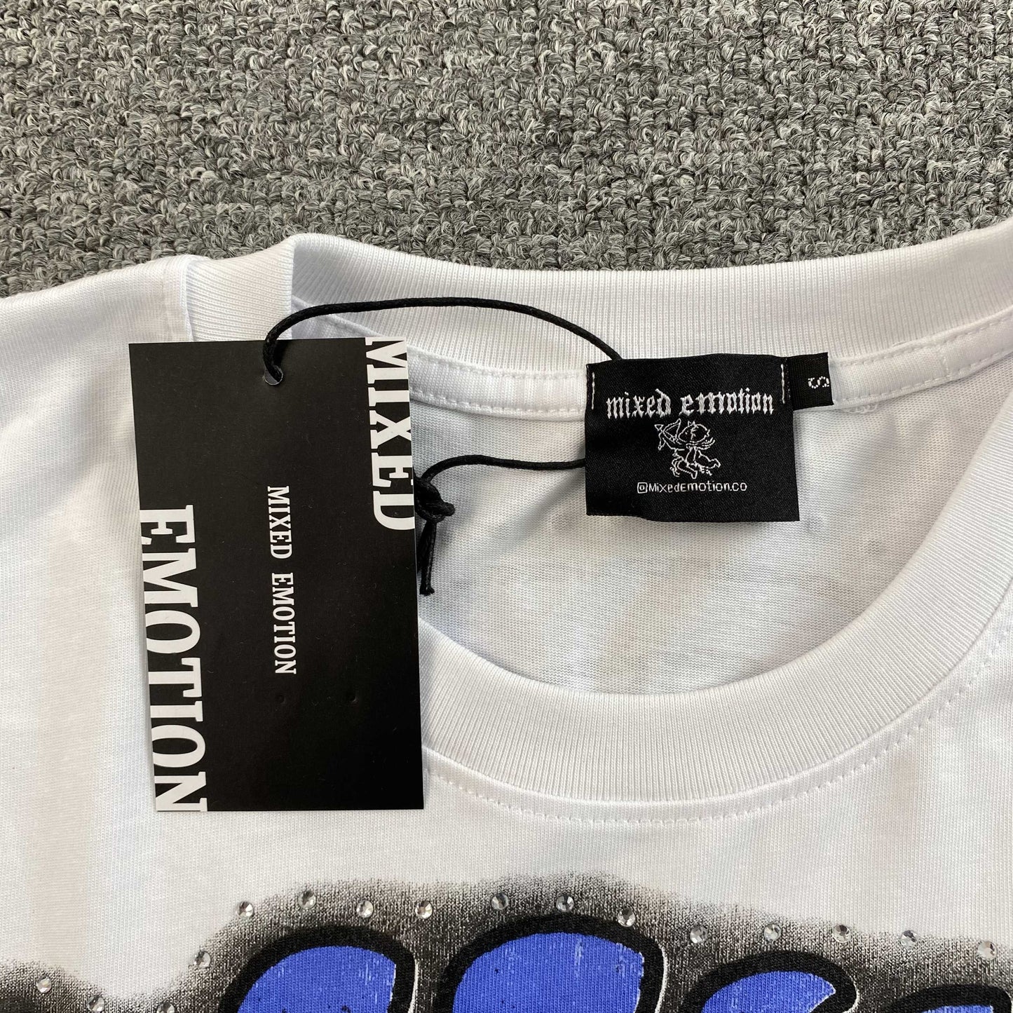 Mixed Emotion Angel Tee White