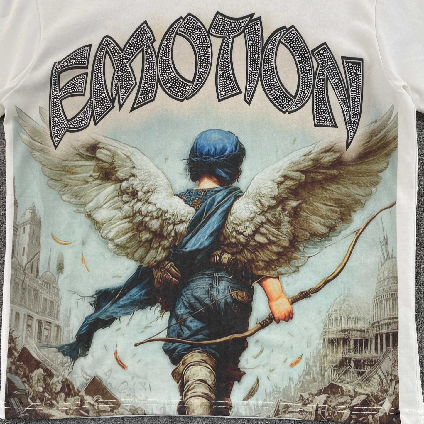 Mixed Emotion Arch Angel Tee White