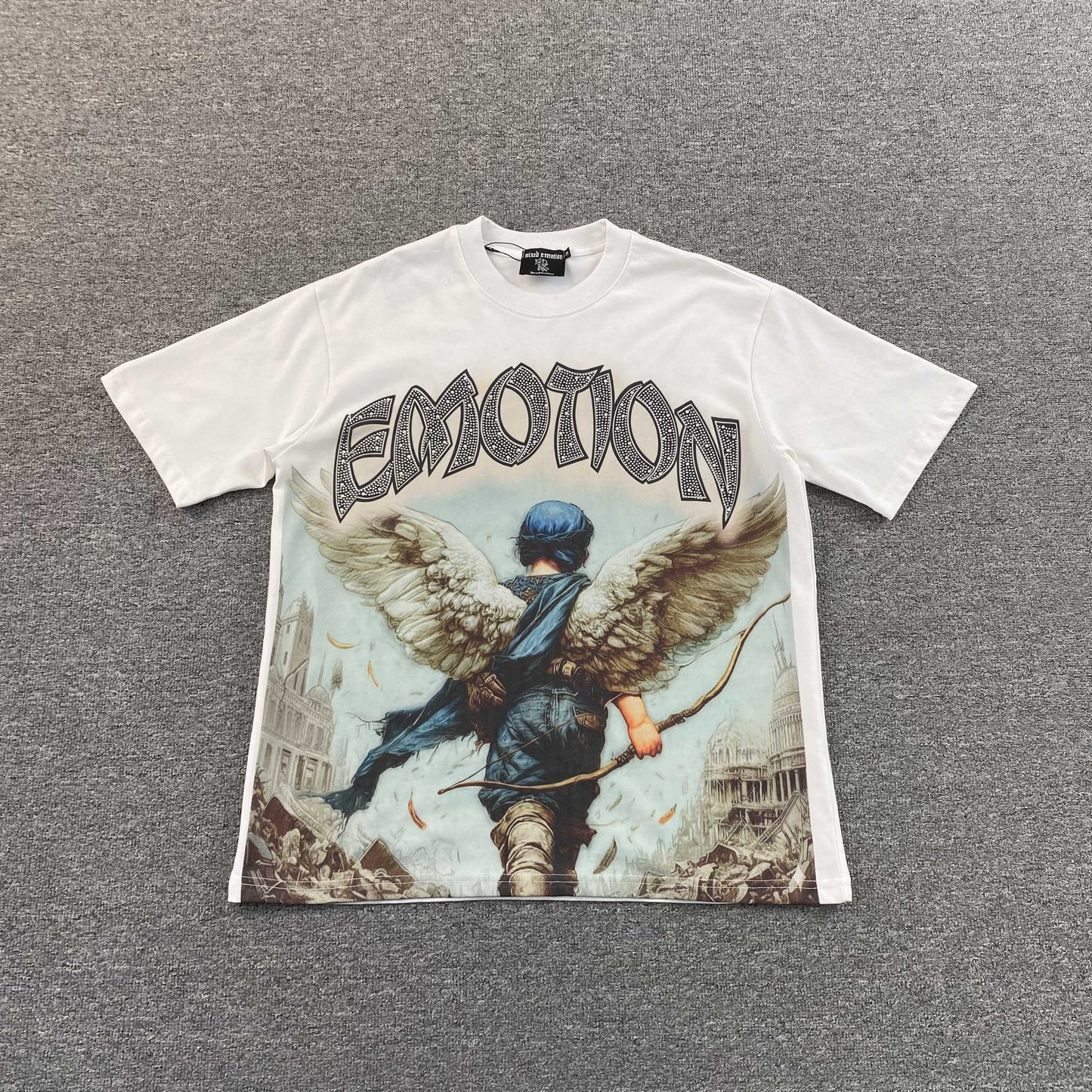 Mixed Emotion Arch Angel Tee White