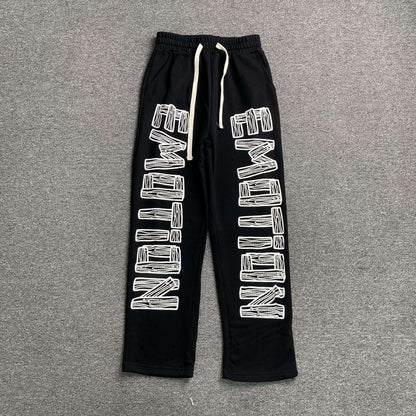Mixed Emotion Artist Sweatpants Black