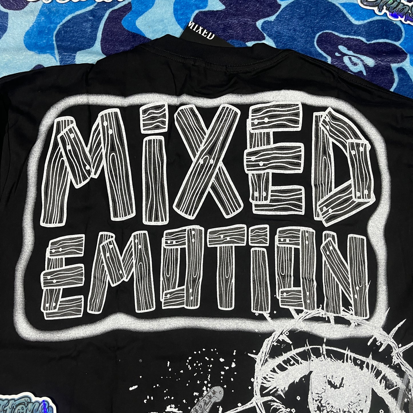 Mixed Emotion Astro Long Sleeve Tee Black