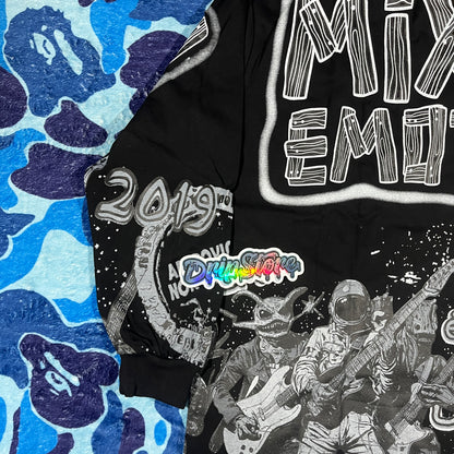 Mixed Emotion Astro Long Sleeve Tee Black