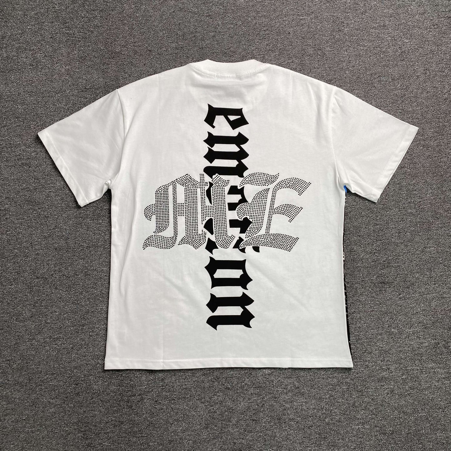Mixed Emotion Astronaut Rhinestone Tee White