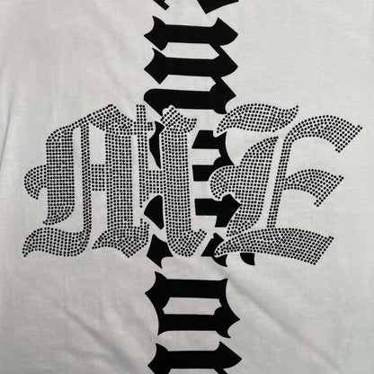 Mixed Emotion Astronaut Rhinestone Tee White