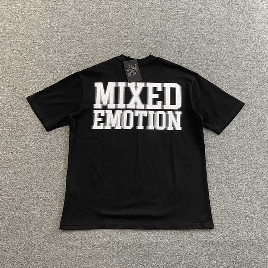 Mixed Emotion Blur Tee Black