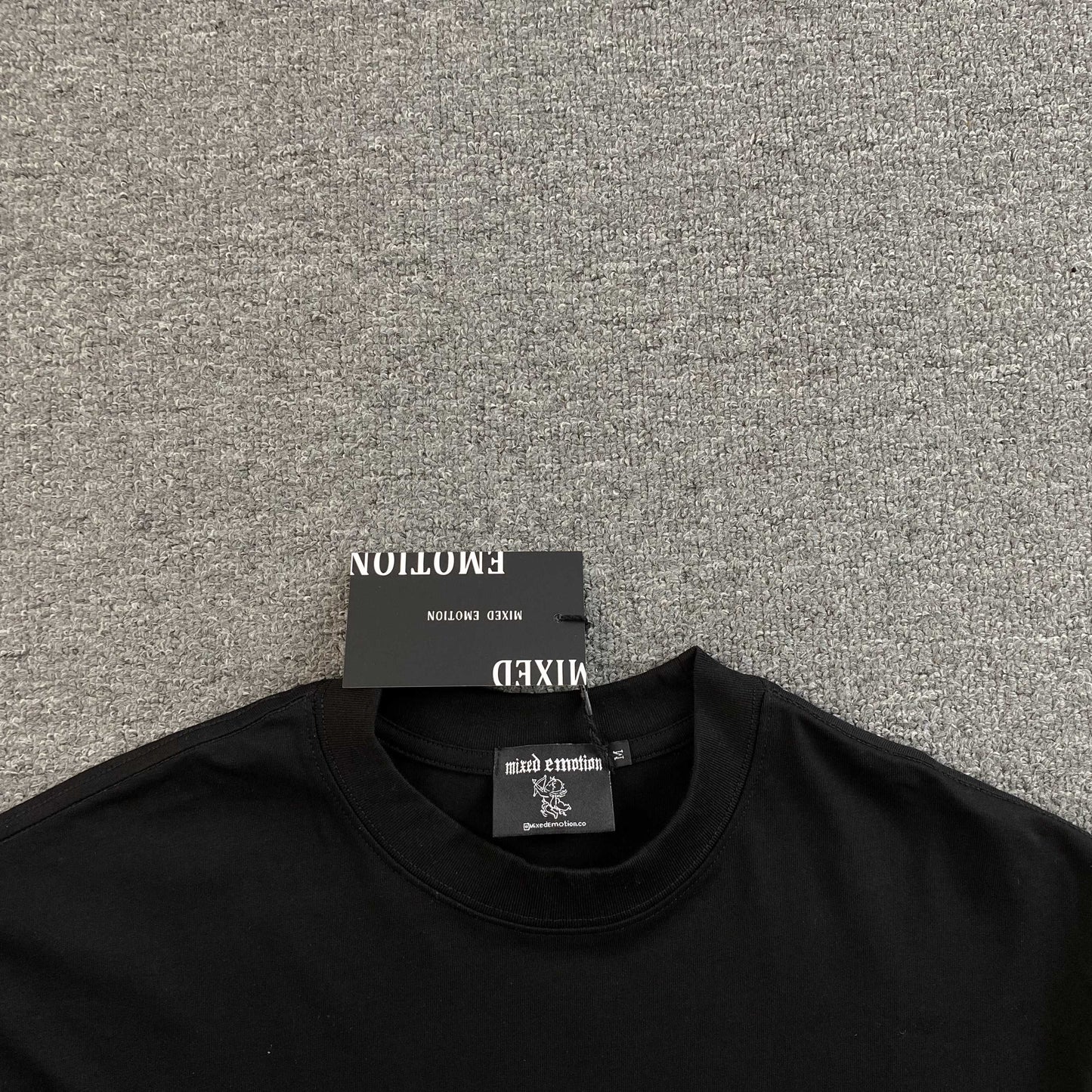 Mixed Emotion Blur Tee Black