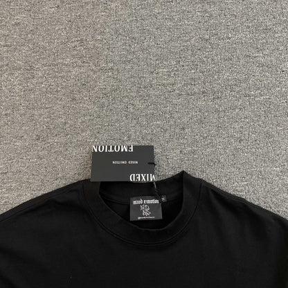 Mixed Emotion Blur Tee Black