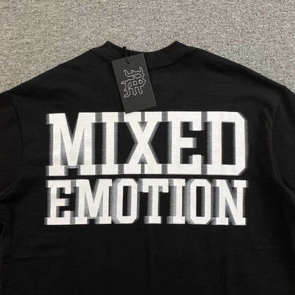 Mixed Emotion Blur Tee Black