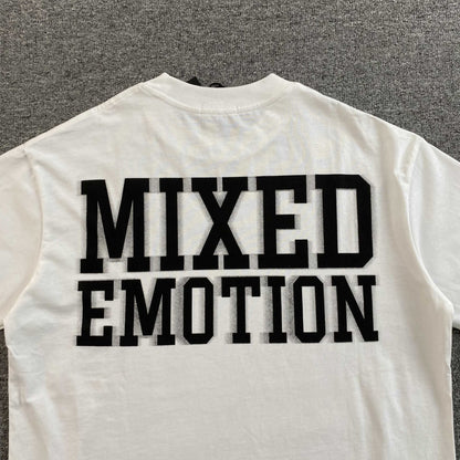 Mixed Emotion Blur Tee White