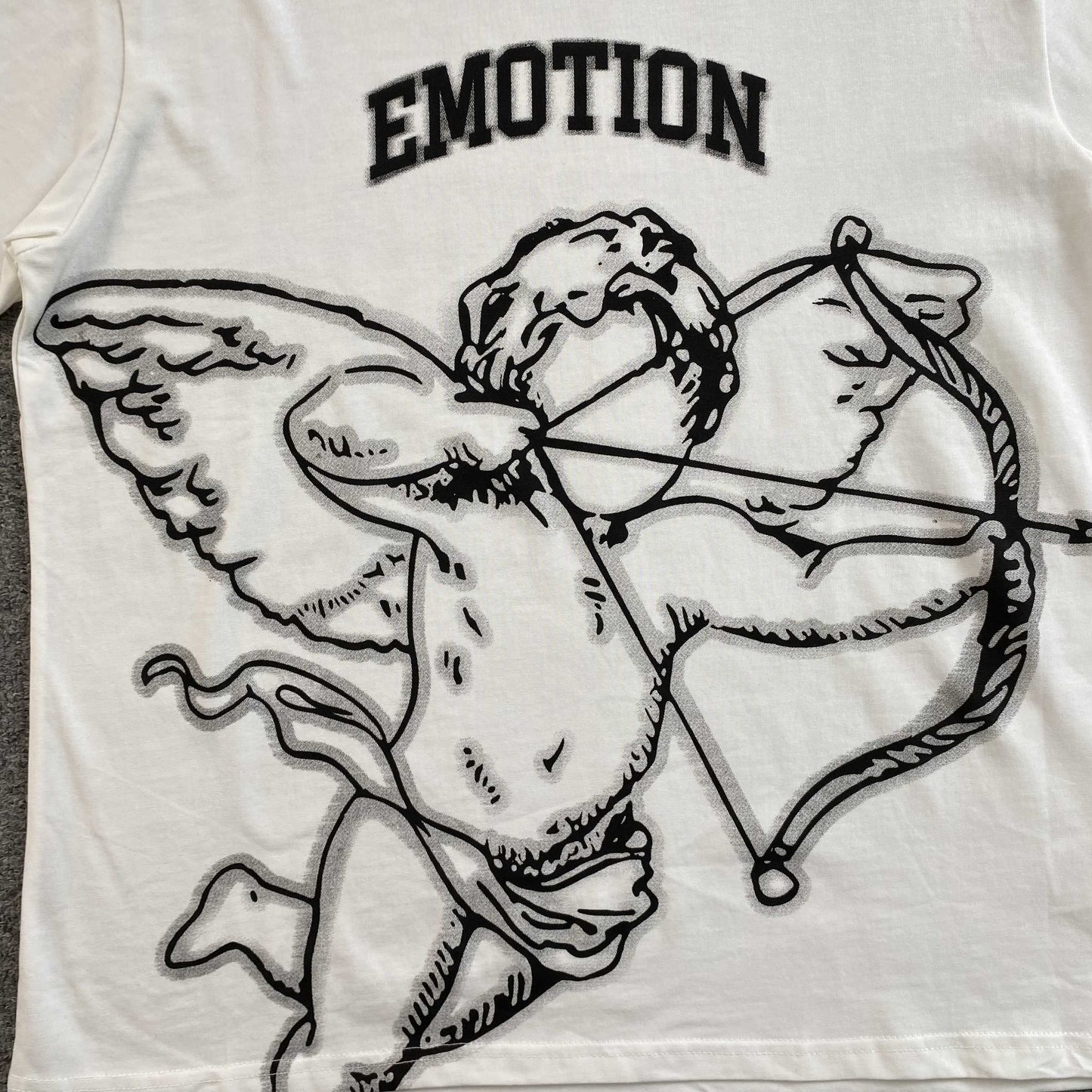 Mixed Emotion Blur Tee White