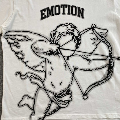 Mixed Emotion Blur Tee White