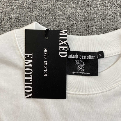 Mixed Emotion Blur Tee White