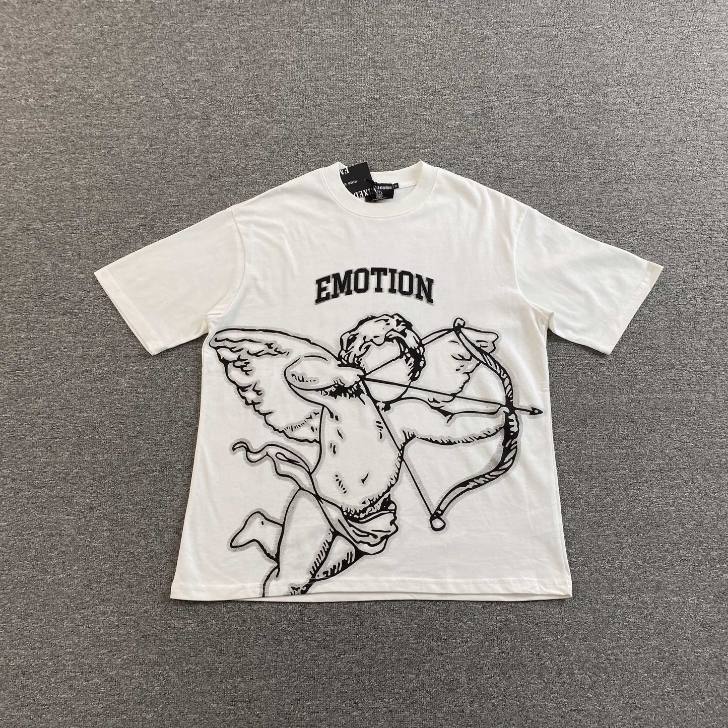 Mixed Emotion Blur Tee White