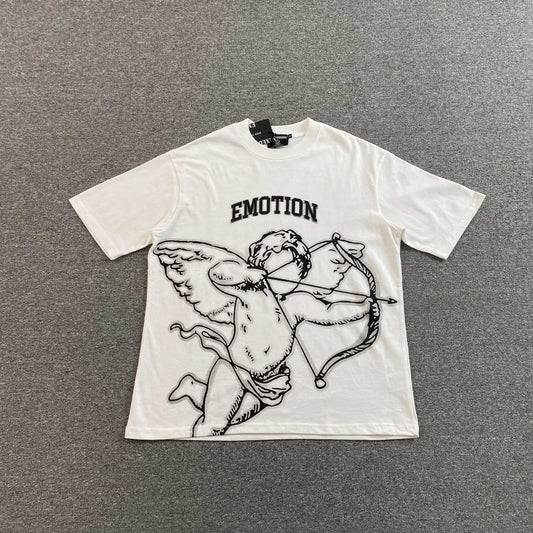 Mixed Emotion Blur Tee White
