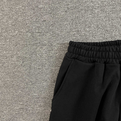 Mixed Emotion Crown Sweatpants Black