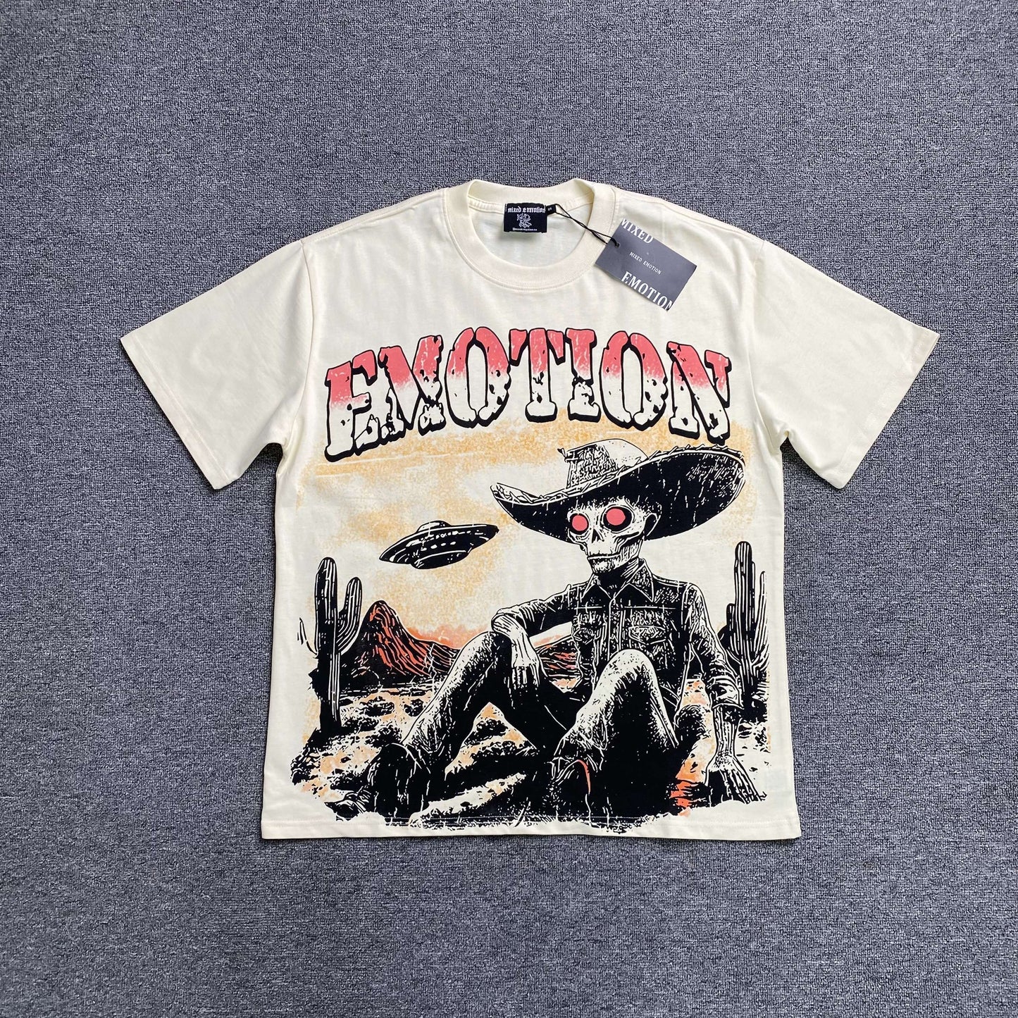 Mixed Emotion Deserted Tee Cream