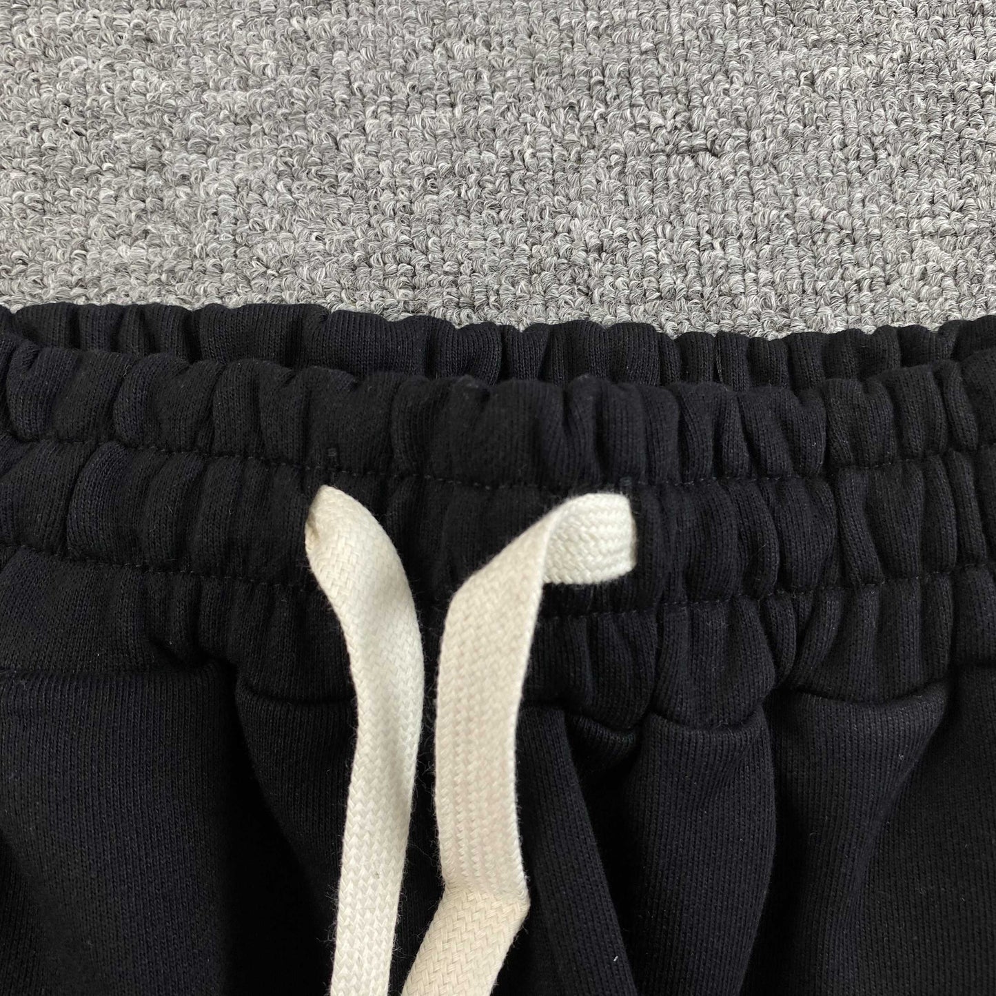 Mixed Emotion Eclipse Rhinestone Sweatpants Black
