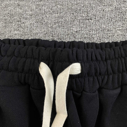 Mixed Emotion Eclipse Rhinestone Sweatpants Black