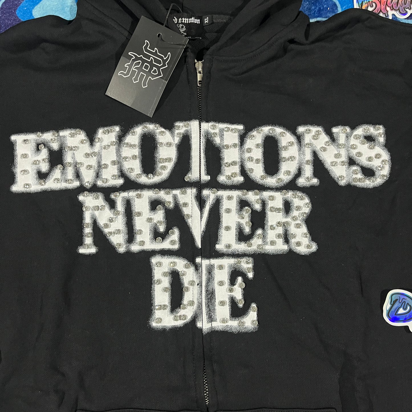 Mixed Emotion End Jacket Black