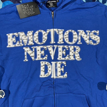 Mixed Emotion End Jacket Blue