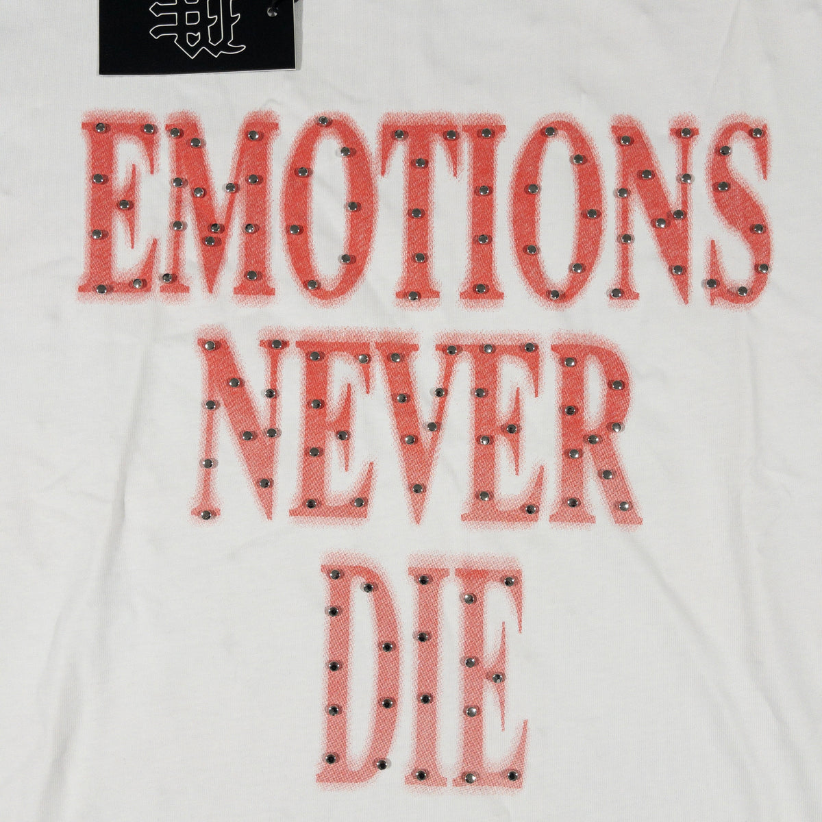 Mixed Emotion End Tee White