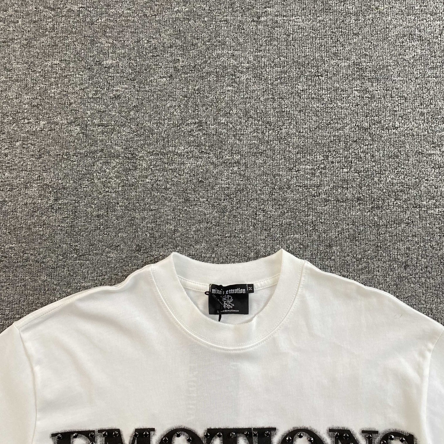 Mixed Emotion End Tee White