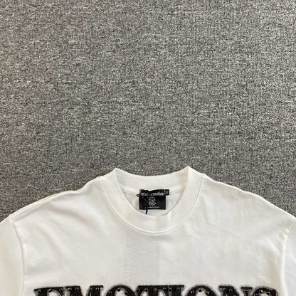 Mixed Emotion End Tee White