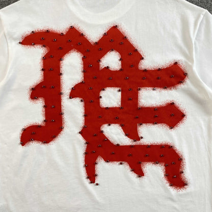 Mixed Emotion End Tee White