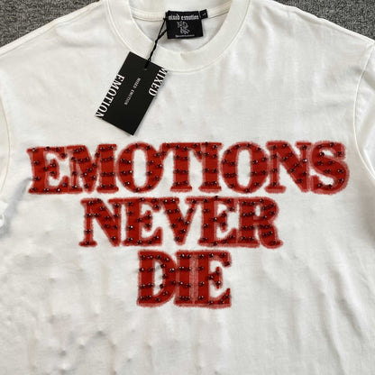 Mixed Emotion End Tee White