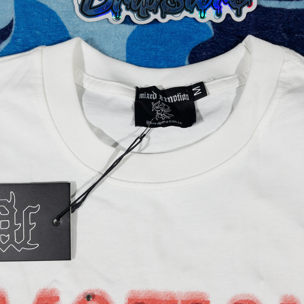 Mixed Emotion End Tee White