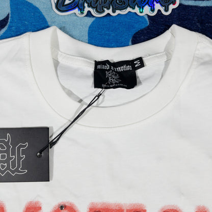 Mixed Emotion End Tee White