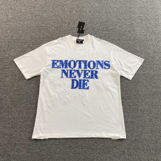 Mixed Emotion End Tee White