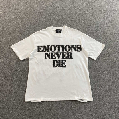 Mixed Emotion End Tee White