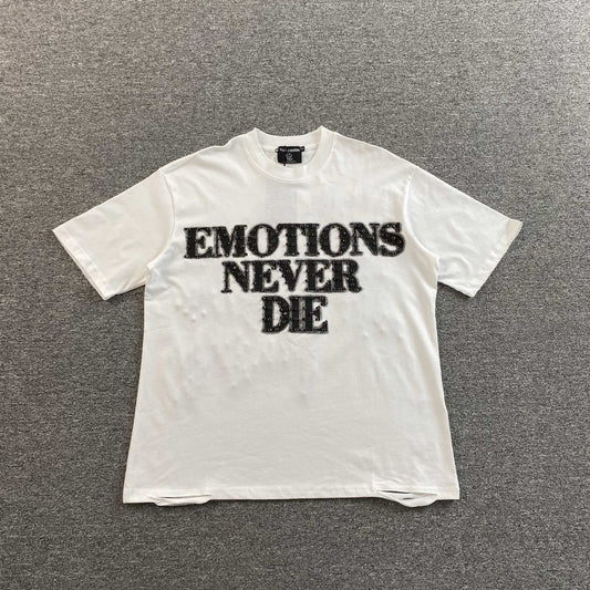 Mixed Emotion End Tee White