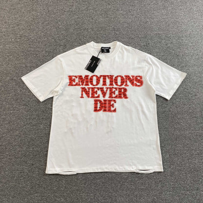 Mixed Emotion End Tee White