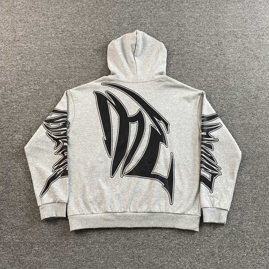 Mixed Emotion Faded Jacket Grey