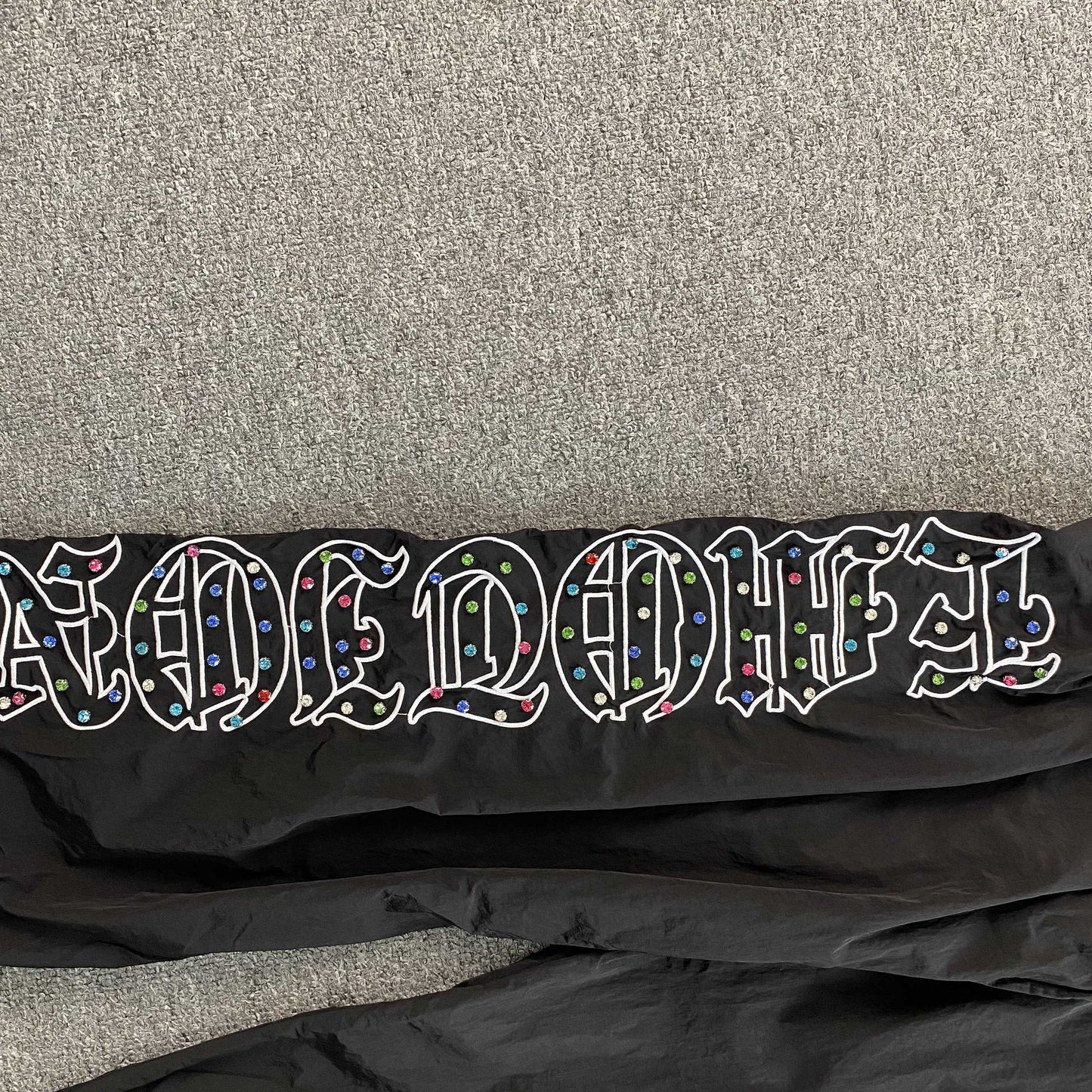 Mixed Emotion Gems Sweatpants Black