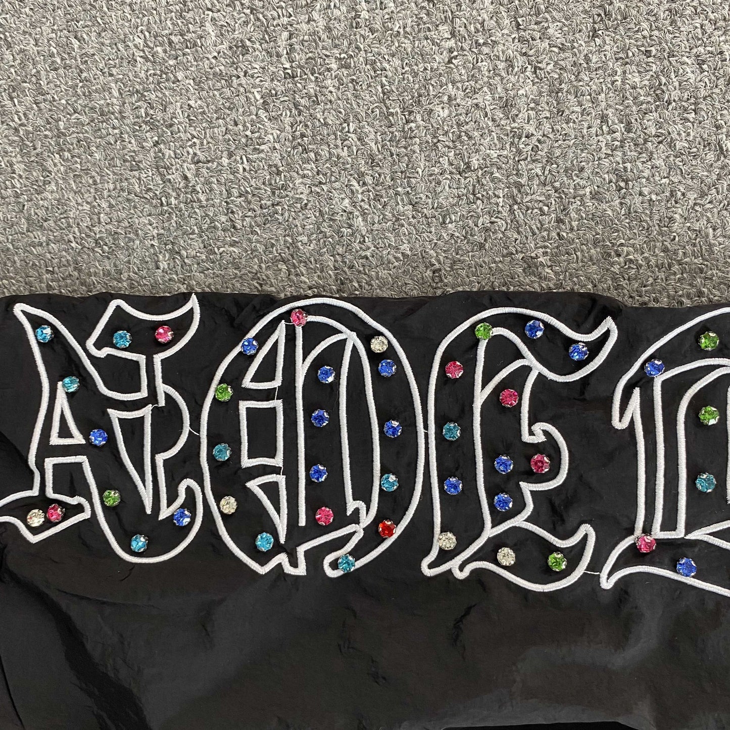 Mixed Emotion Gems Sweatpants Black