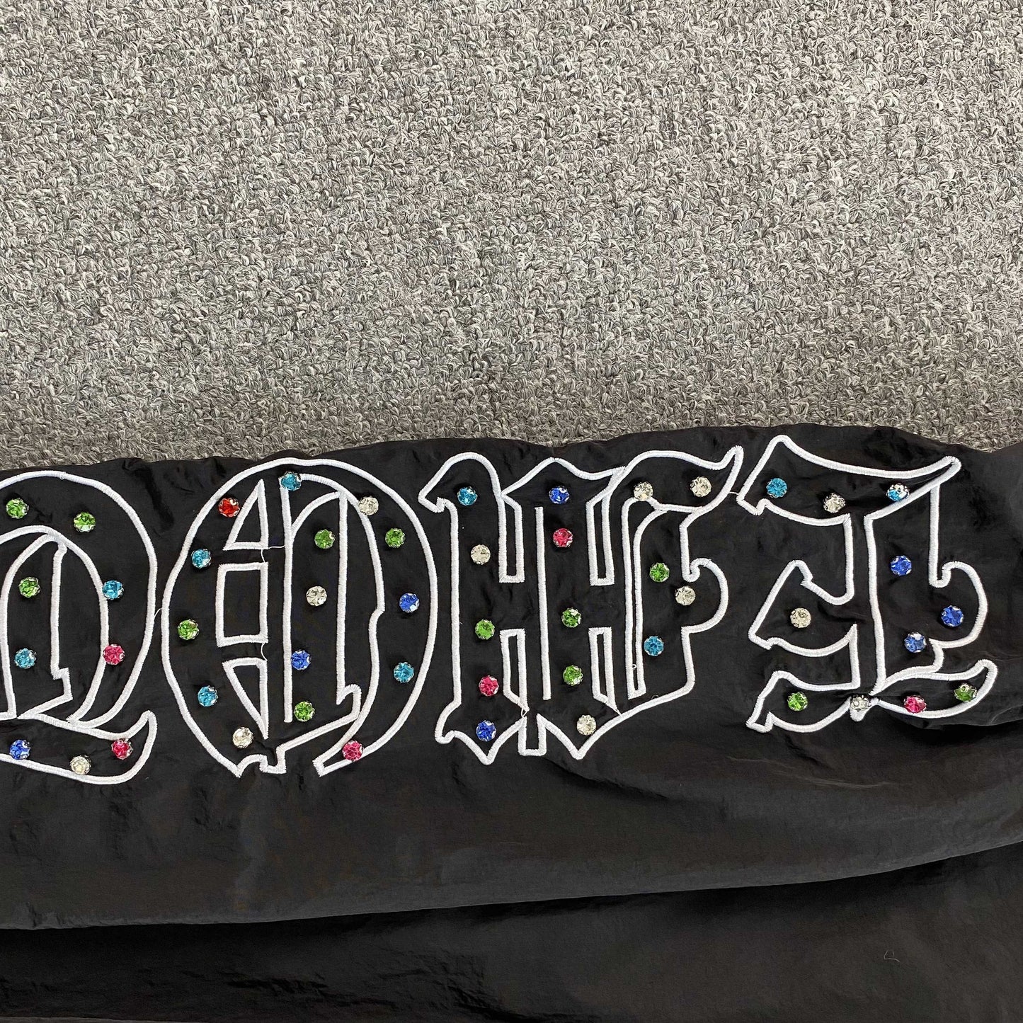 Mixed Emotion Gems Sweatpants Black