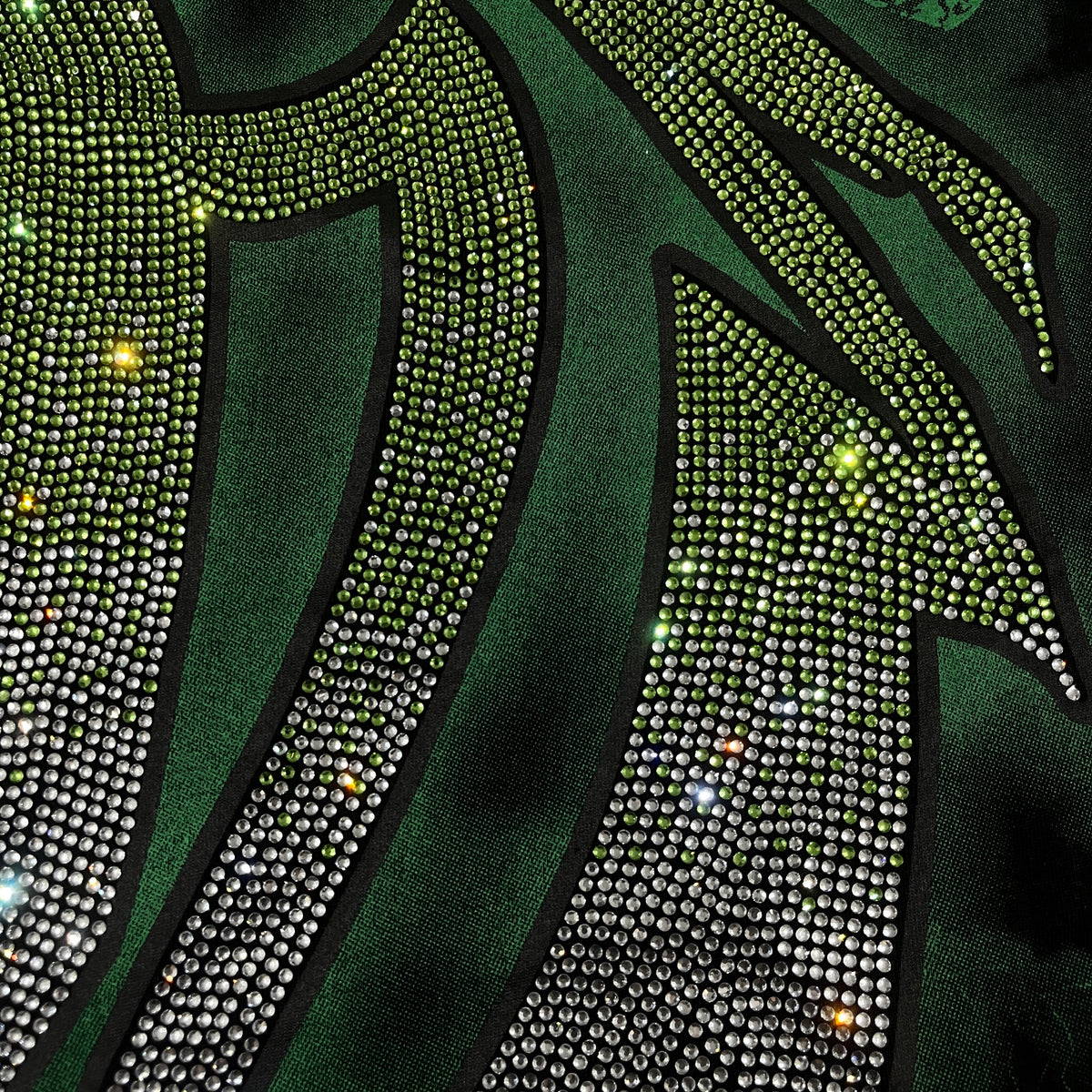 Mixed Emotion Goblin Rhinestone Tee Black