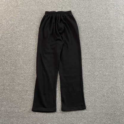 Mixed Emotion Graffiti Sweatpants Black